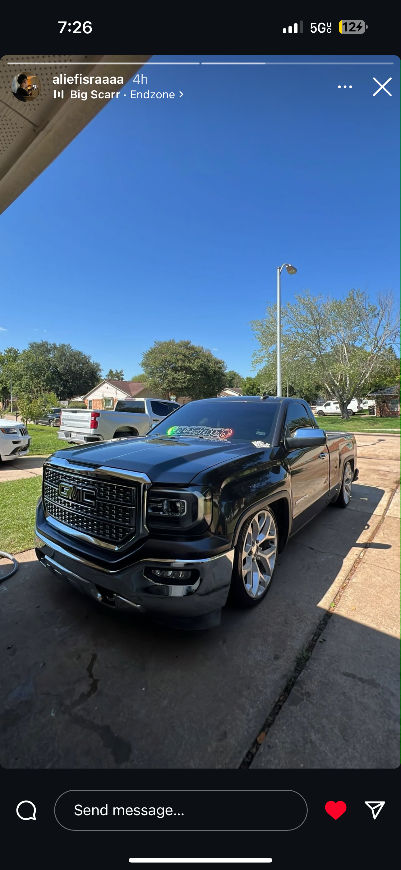 Black/ holographic v2 windshield